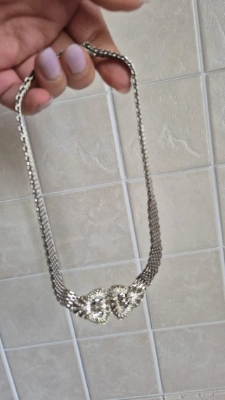 Collana con strass