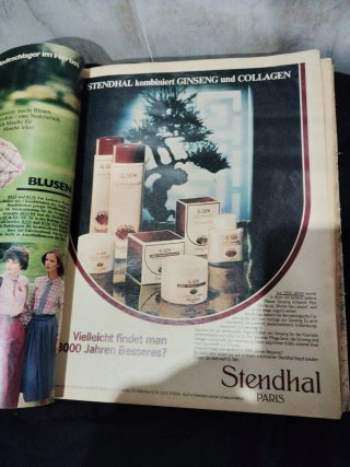 Revista de patrones Burda original.