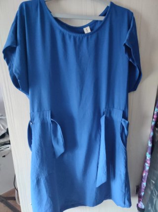 Vestido TESE rojo y blanco talla única