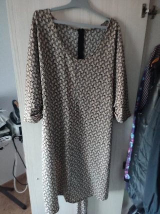 Vestido TESE rojo y blanco talla única