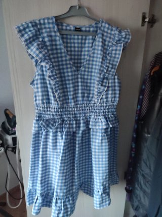 Vestido TESE rojo y blanco talla única