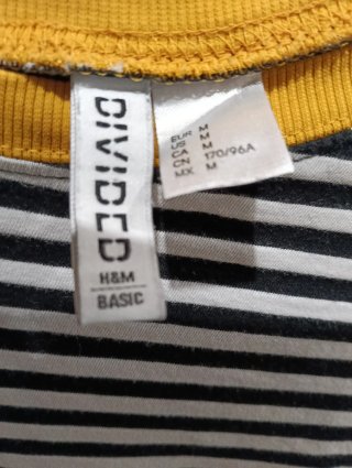 Peto vaquero negro a estrenar(Regalo camiseta H&M)
