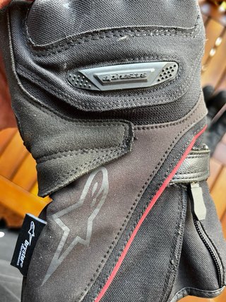 Guantes Moto Alpinestars Drystar Negros/Rojos