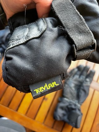 Guantes Moto Thinsulate Kevlar Negros