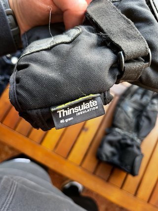 Guantes Moto Thinsulate Kevlar Negros