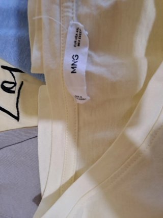 Lote 4 camisetas Mango T. 52-56 (1-2 usos)