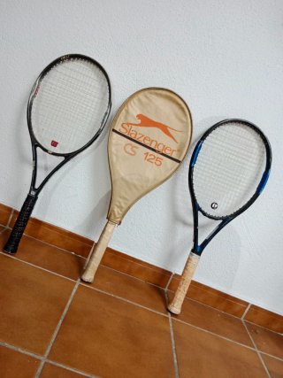 Lote 3 Raquetas de Tenis