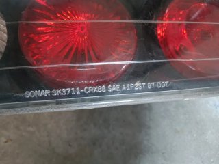 Faros traseros Honda CRX ED9.