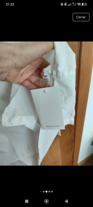 Camisa algodón orgánico con etiqueta