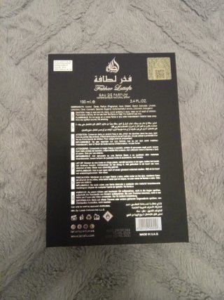 Perfume Lattafa Árabe Original Plata Negro