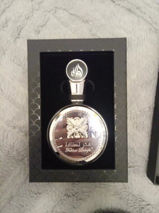 Perfume Lattafa Árabe Original Plata Negro