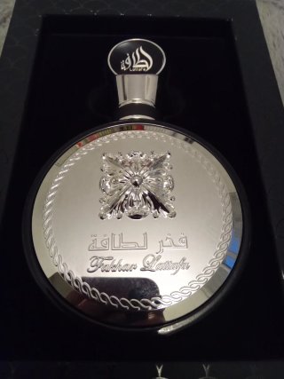 Perfume Lattafa Árabe Original Plata Negro