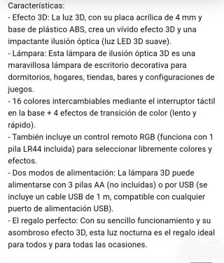 Lámpara Oficial Real Madrid 3D Nueva caja precinta