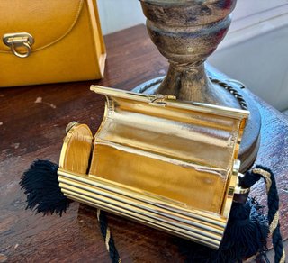 Bolso YSL Dorado y Negro
