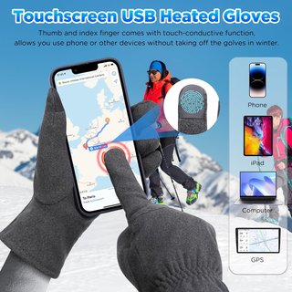Guantes Calefactables USB Hombres y Mujeres