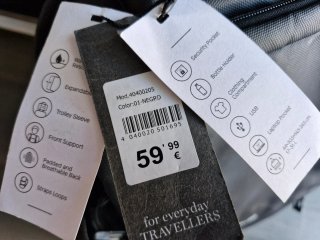 Mochila Paco Martínez Nueva con etiquetas
