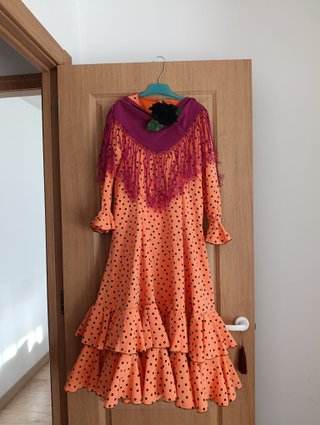 Vestido Flamenca Niña Talla 8