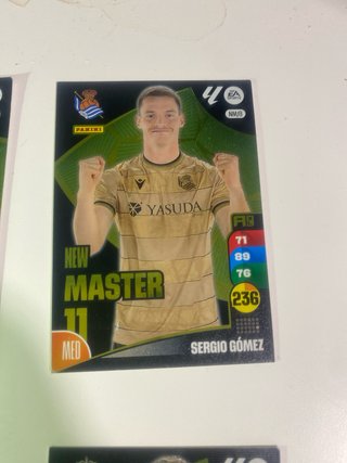 Cromos 6 cartas New Master 11 Adrenalyn XL La Liga