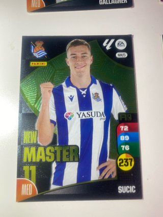 Cromos 6 cartas New Master 11 Adrenalyn XL La Liga