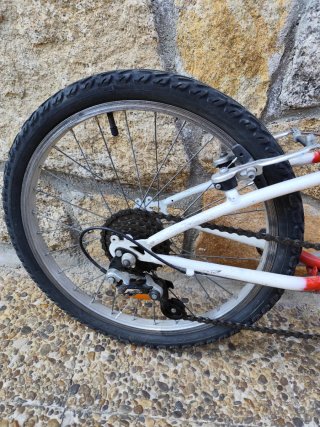 Bicicleta Infantil 20 Pulgadas Roja