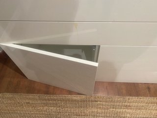 Mueble de comedor cristal y madera