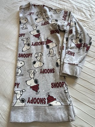 Sudadera Snoopy Gris Talla M