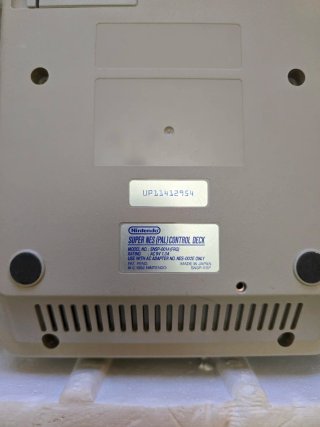 Super Nintendo Entertainment System PAL