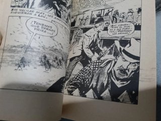 Lote 5 Novelas Gráficas Vintage (Guerra y Oeste)