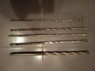 Juego 5 Brocas Pasa Muros 45cm