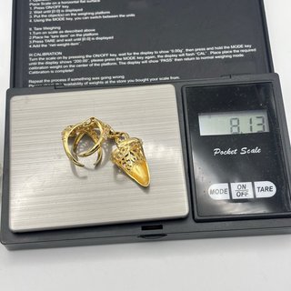 Anillo triple de oro 18kt con gemas rosas