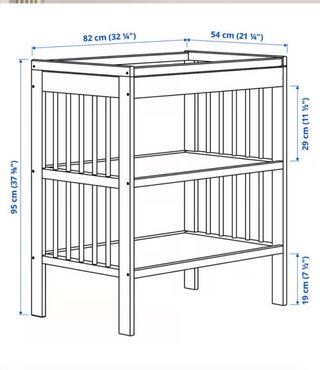Cambiador Bebé Ikea Gulliver + Colchoneta