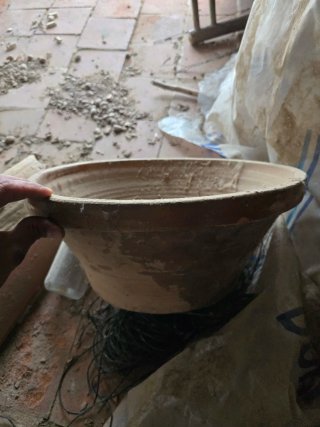Tinaja,barreño y jarra antiguos