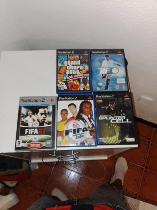 Lote 5 Juegos PS2: GTA, FIFA, Splinter Cell