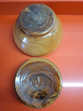 Caja joyero madera de olivo
