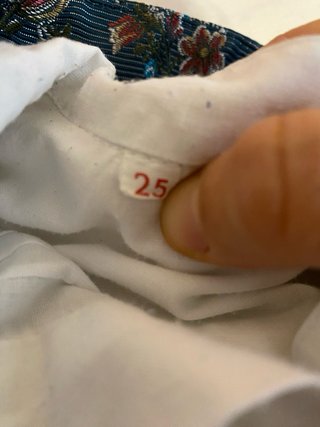 Traje fallero niño azul y blanco