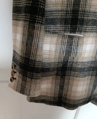 Chaqueta americana cuadros mujer