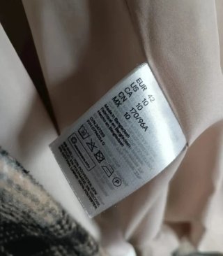 Chaqueta americana cuadros mujer
