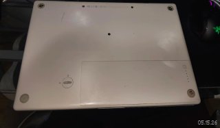 MacBook 2008 Plástico Blanco