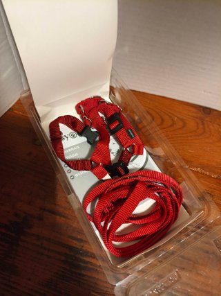 Pettorina e guinzaglio PetSafe Easy Walk rosso