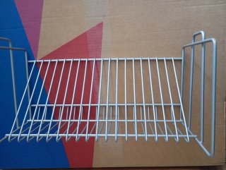 Estante Metálico Vintage para CDs Plata