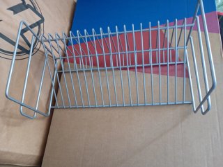Estante Metálico Vintage para CDs Plata