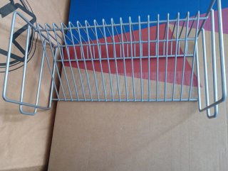 Estante Metálico Vintage para CDs Plata
