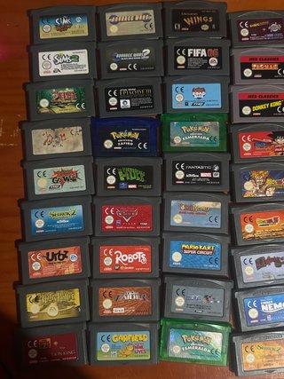 Lote de 61 Juegos Game Boy Advance