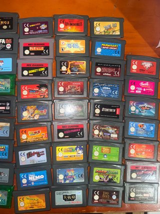 Lote de 61 Juegos Game Boy Advance