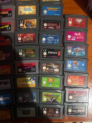 Lote de 61 Juegos Game Boy Advance