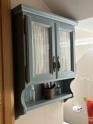 Mueble baño madera decape 80cm