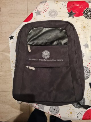 Mochila Negra Universidad Las Palmas Gran Canaria