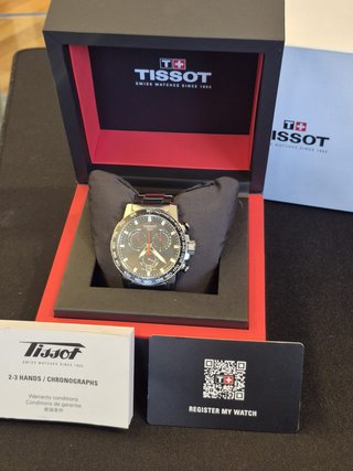 Reloj Tissot Supersport Chrono Negro/Plata