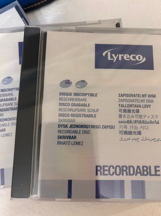 5x DVD-R Registrabili Lyreco