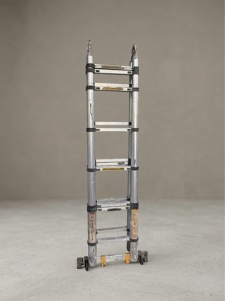 Escalera Telescópica Aluminio 2m